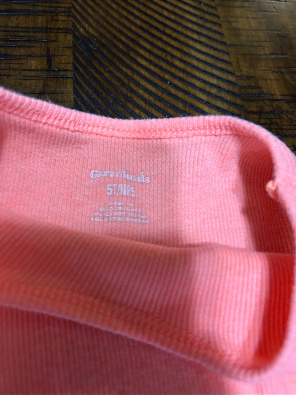 Garanimals Ribbed Tank Tops in Pink & Coral - Picture 3 of 6